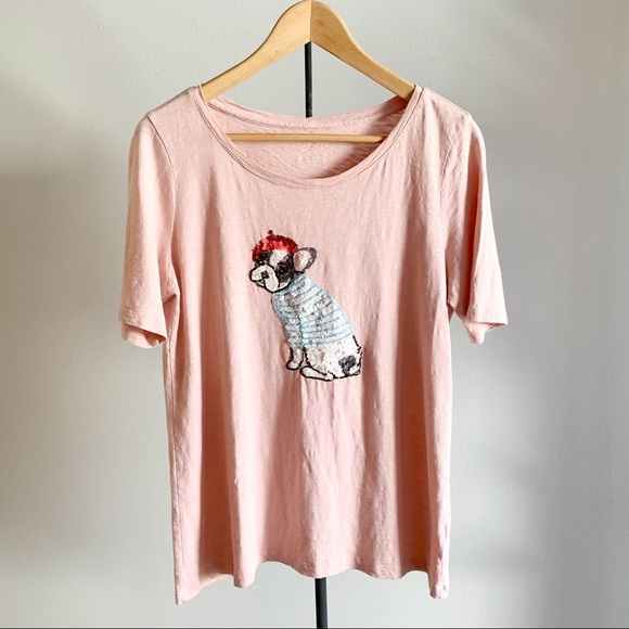 ▪️SOLD▪️Talbots 100% Cotton Top French Bulldog - Picture 2 of 5